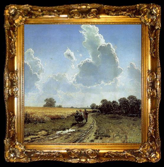 framed  Ivan Shishkin Midday in the Environs of Moscow, ta009-2